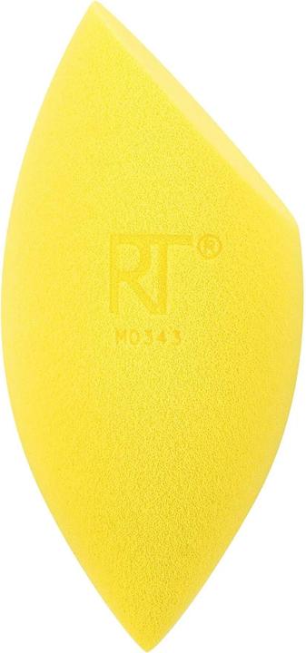 Real Techniques Miracle Concealer Sponge Makeup Blending Sponge Elongated Shape Precise Application Yellow Sponge