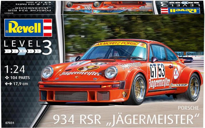 Produktbild Revell Porsche 934 RSR Jägermeister