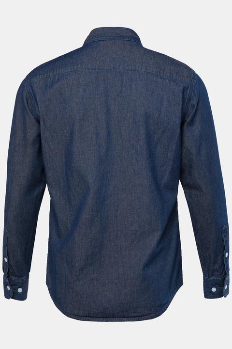 Immagine prodotto JP1880 JP 1880 Denim-Hemd, Langarm, Buttondown-Kragen, Modern Basic Fit (8XL)