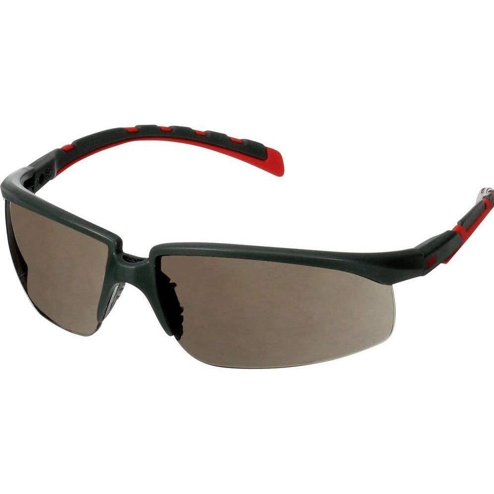 3M, Schutzbrille + Gesichtsschutz, Solus Schutzbrille Linse Grau, kratzfest mit UV-Schutz