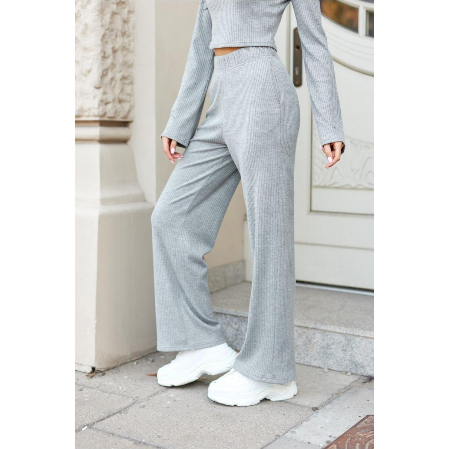 Roco Fashion, Damen, Hosen, Damen Hose model, Grau, (40)