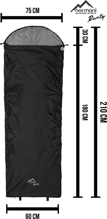 Produktbild Normani Ultralight-Schlafsack Runty (210 cm)