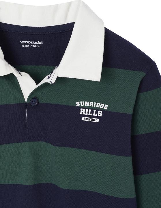 Immagine prodotto Vertbaudet Gestreiftes Jungen Poloshirt mit Kontrast-Kragen (116)