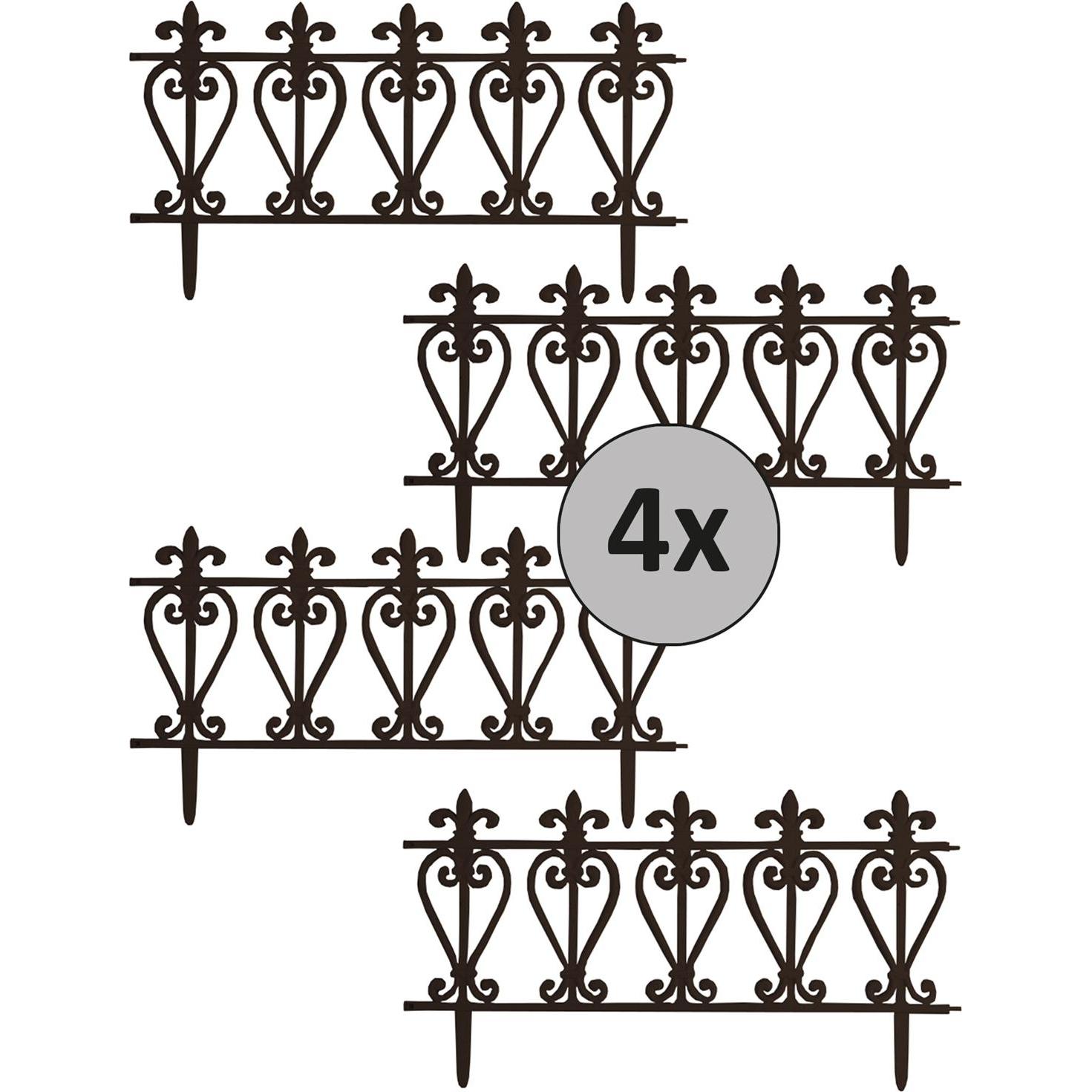 HTI-Living, Gartenzaun, Zierzaun Ornament