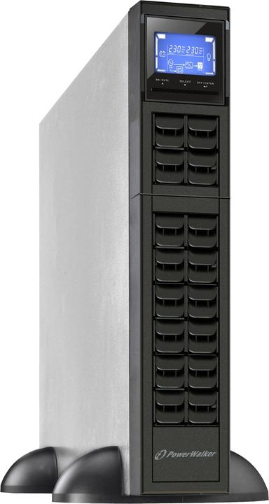 Produktbild Powerwalker VFI 1000 CRM LCD 1000VA / 800W Online USV Tower/Rack Doppelwandler SNMP Slot 31cm Bautiefe (1000 VA, 800 W, Online-Doppelwandler USV)