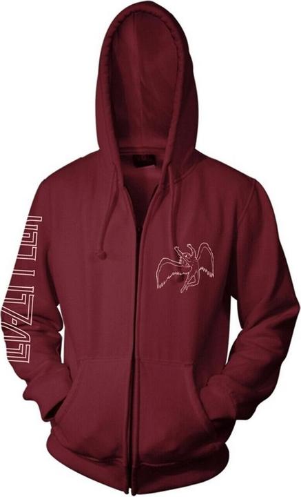 Actual product image Led Zeppelin Hoodie With Zipper (L)