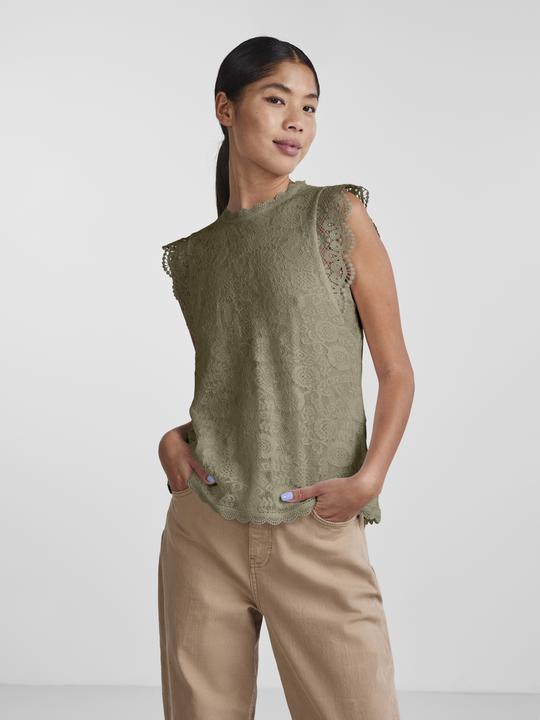 Actual product image Pieces Pcolline Sl Lace Top Noos (XS)