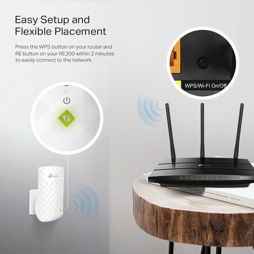 Produktbild TP-Link Re200 (433 Mbit/s, 300 Mbit/s)