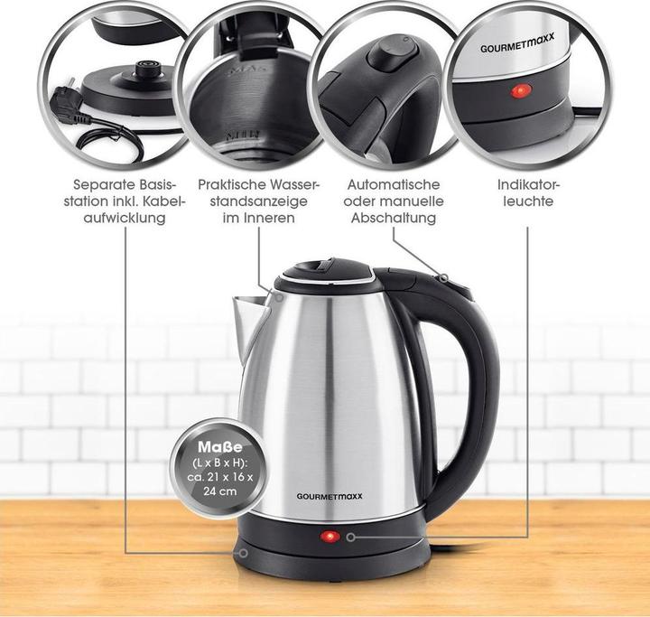 Actual product image Gourmetmaxx Kettle (1.80 l)