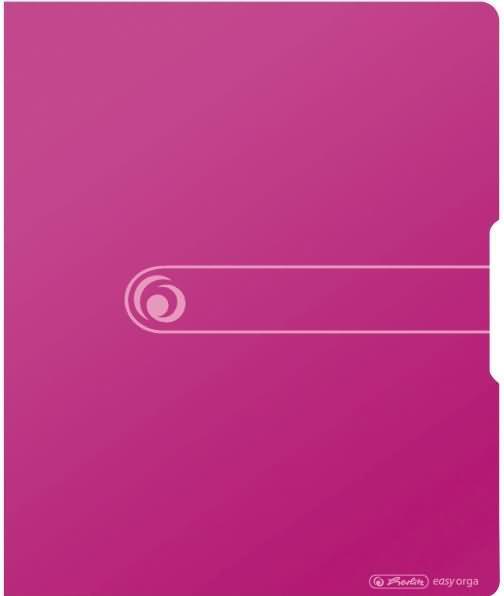 Actual product image Herlitz Ring binder easy orga to go, A4, 2-ring, berry opaque D-combi mechanism, spine width: 38 mm (A4, 38 mm, 1 pcs.)