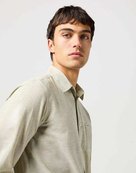 Produktbild Wrangler Leinenhemd 1 Pkt Shirt (M)