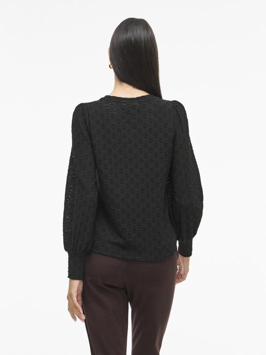 Immagine prodotto Vila VISILLA Rundhals Oberteil mit langen Ärmeln (XL)