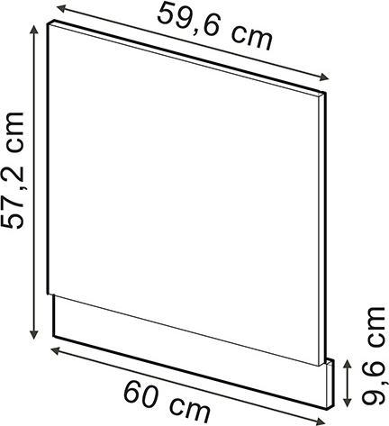 Actual product image Vicco Geschirrspülblende R-Line