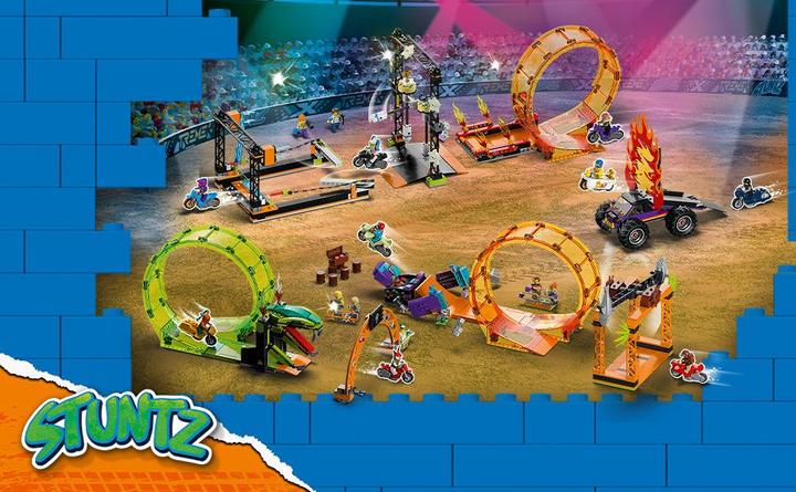Produktbild LEGO Umstoss-Stuntchallenge (60341, LEGO City)