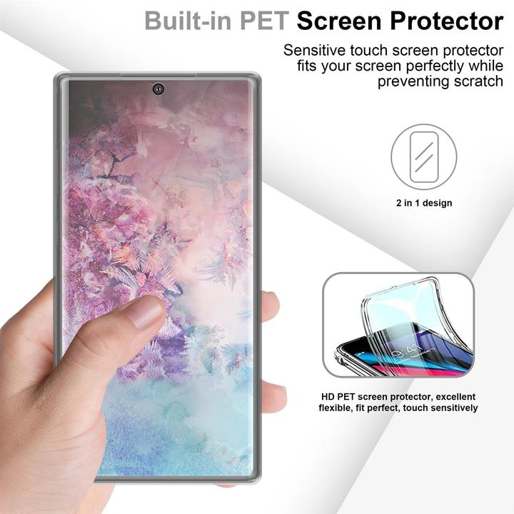 Produktbild Cadorabo TPU 360 Grad Case Cover (Samsung Galaxy Note 10 Plus)