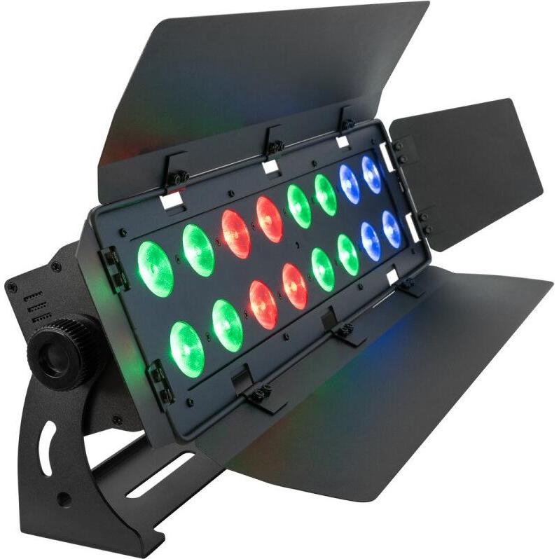 Eurolite Pannello scenico 16 QCL RGB/WW LED (65 W, LED), Faro, Multicolore