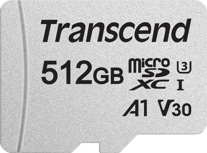 Actual product image Transcend USD300S (512 GB, microSDXC, U3, UHS-I)