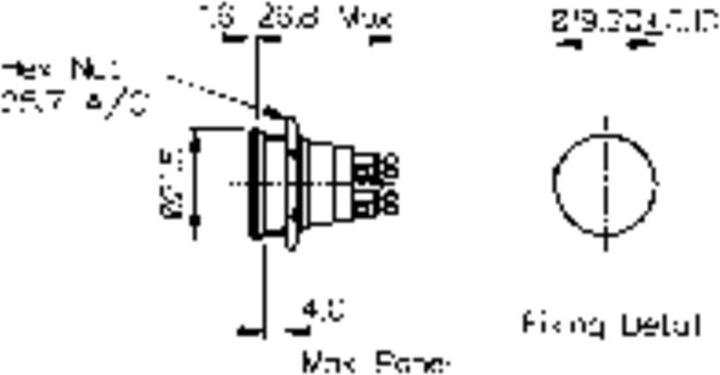 Productafbeelding Bulgin Drukknop PB robuust 22mm SPNO