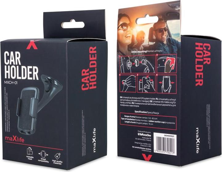 Actual product image Maxlife car holder MXCH-01 black