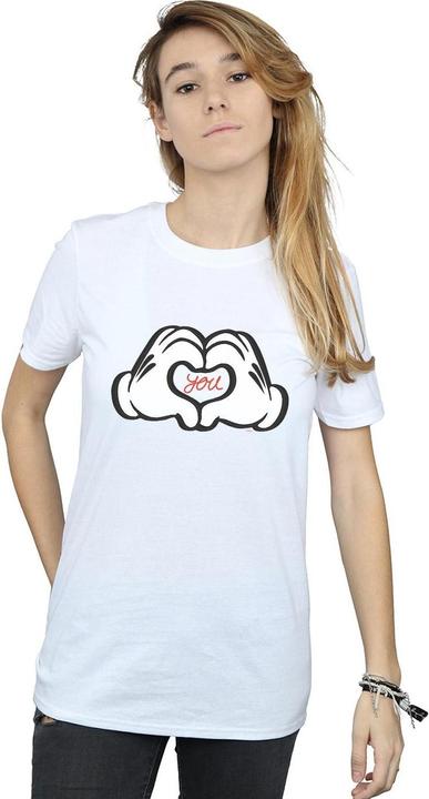 Immagine prodotto Disney Mickey Mouse Loves You Maglietta Ampia Donna (L)