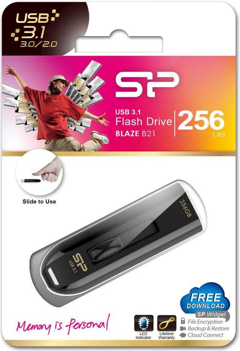 Produktbild Silicon Power Blaze B21 (256 GB, USB-A)