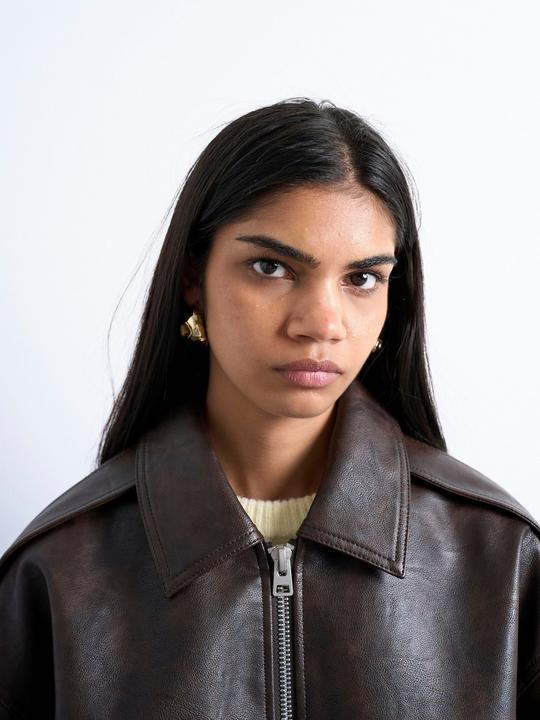 Actual product image Spokey Fly-Away Kragen Jacke Lederjacke (XS)