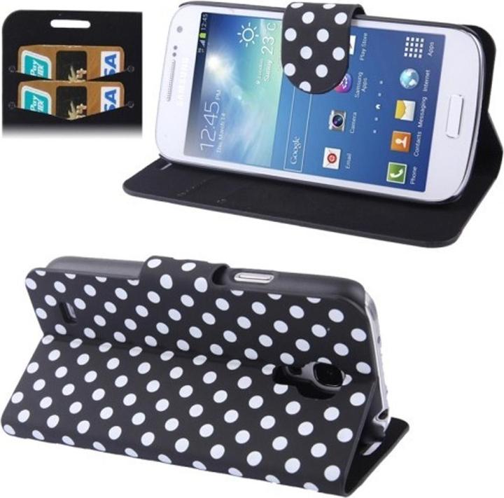 Produktbild König Design Schutzhülle Handytasche (Flip Quer) + Handytasche Flip Strass für Handy Samsung Galaxy S4 mini (Samsung Galaxy S4 mini)