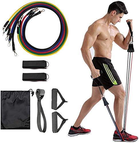 Actual product image PhoneLook Cordes élastiques de musculation Ensemble de bandes pour sport/fitness (5Kg-45Kg)