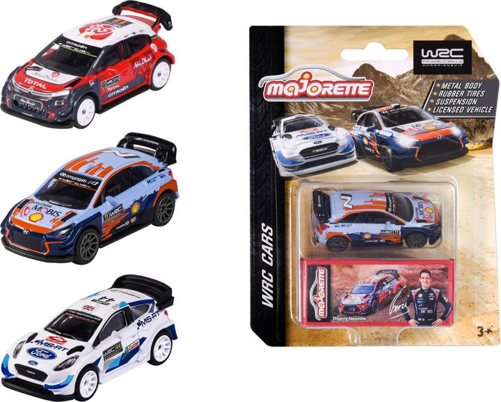 Actual product image Majorette WRC Assortment
