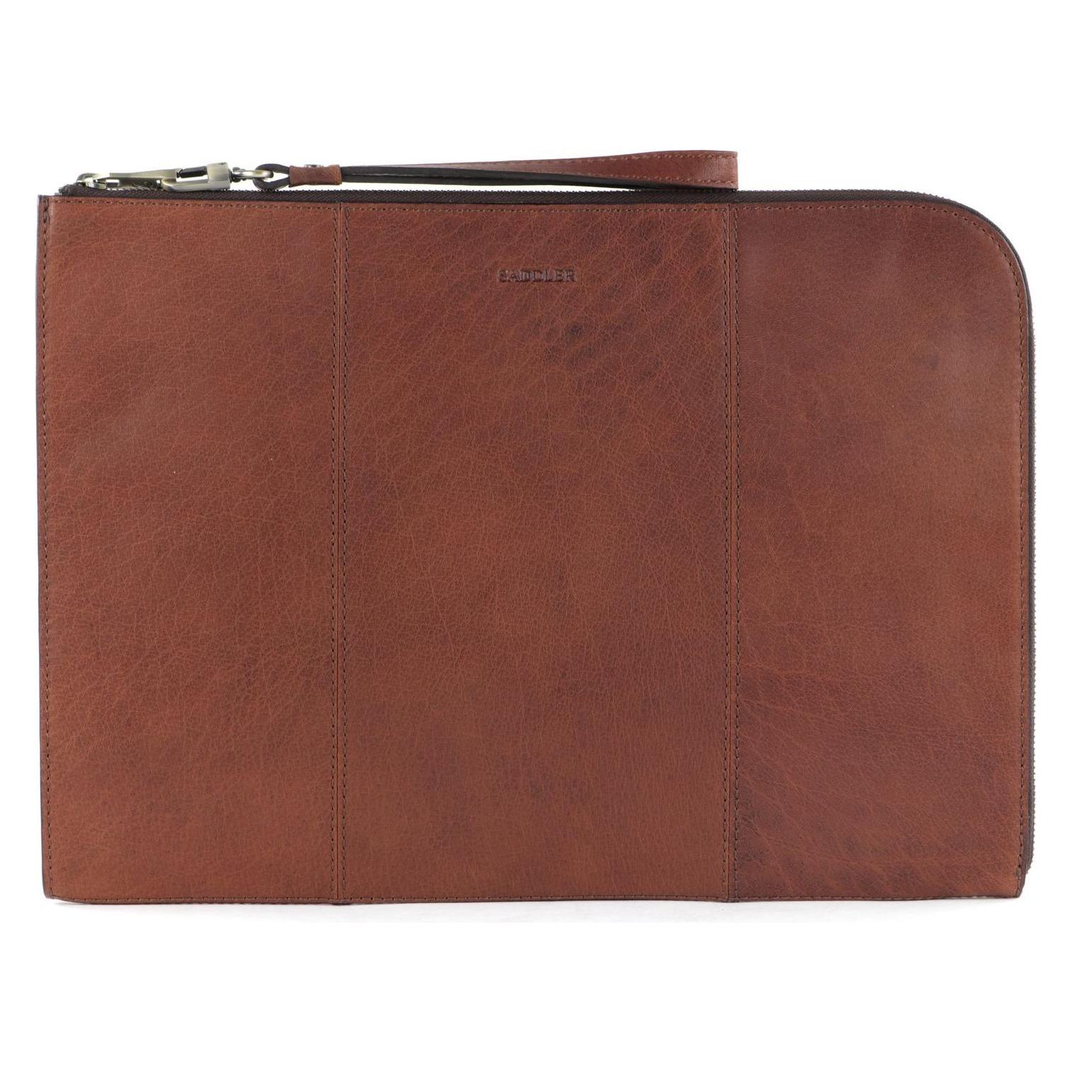 Saddler Atlas Laptop Sleeve, Notebooktasche, Braun