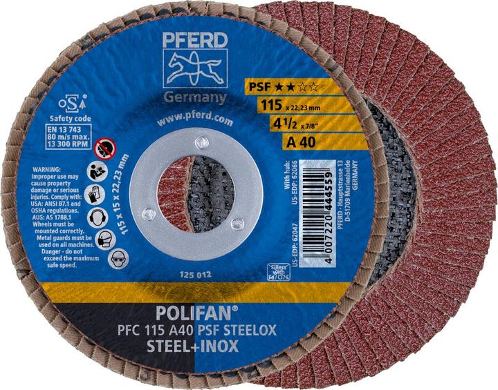 Produktbild Pferd Fächerschleifscheiben Polifan A-Plus (40)