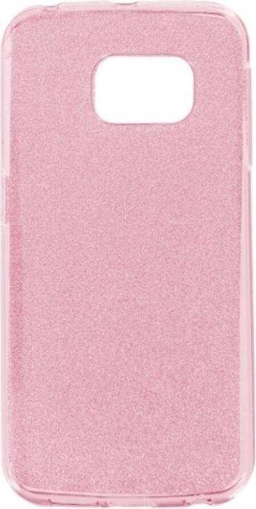 Actual product image OEM TPU Case Glitter Samsung Galaxy S6 Edge pink (Samsung Galaxy S6 Edge)