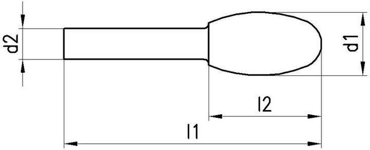 Actual product image Pferd Carbide burr