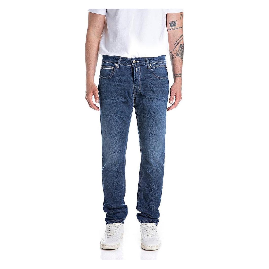 Replay, Herren, Jeans, Grover 573, Blau, (W33/L34)