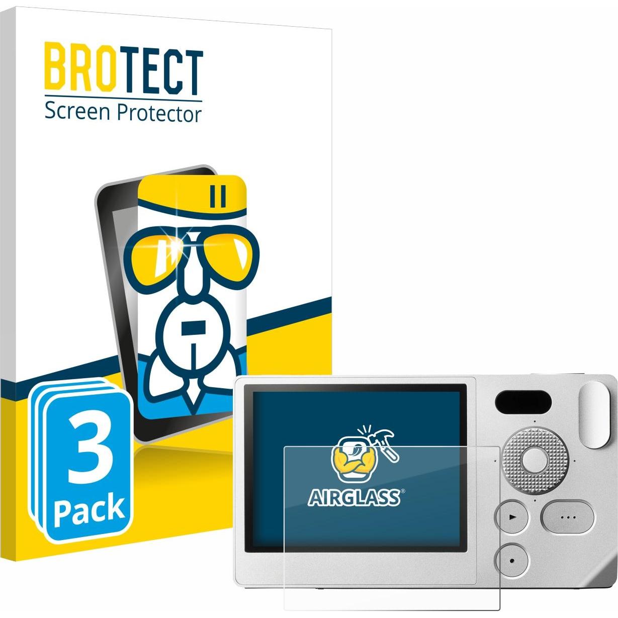 BROTECT Schutzglas Schutzfolie Displayschutz Display Schutz Glas Folie klar (Displayschutz), Kameraschutz