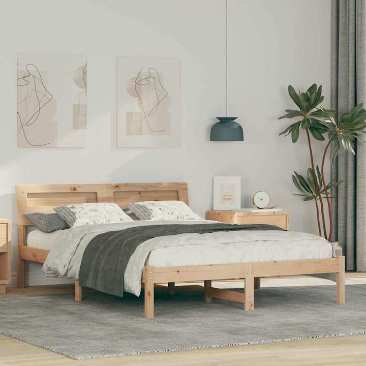 Image du produit vidaXL Plattformbettgestell (135 x 190 cm)