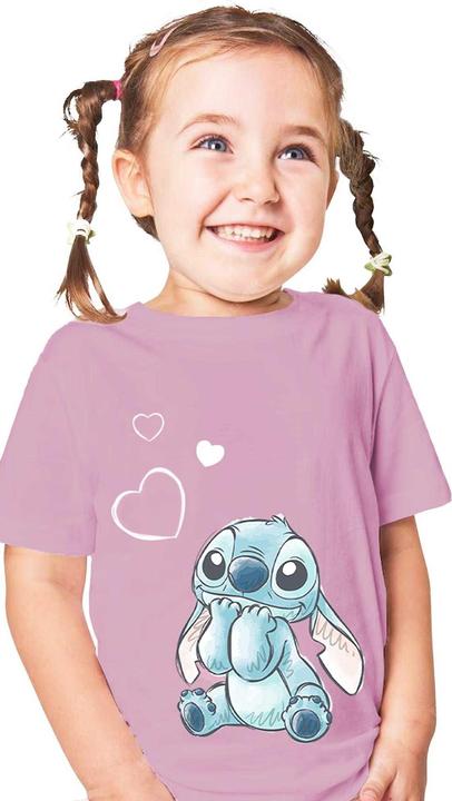 Actual product image Lilo & Stitch Childrens/Kids Stitch & Angel T-Shirt (116)