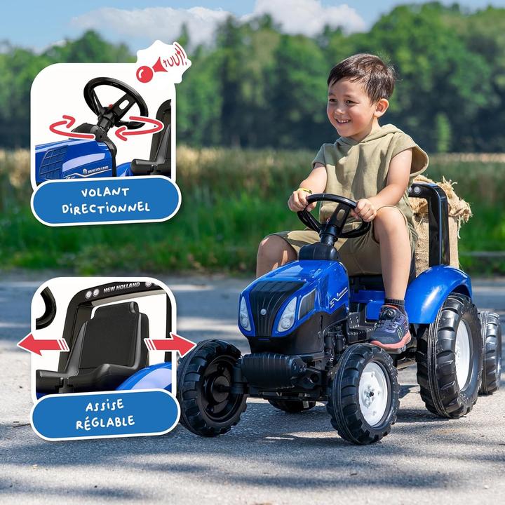 Immagine prodotto Falk Toys Trattore L per bambini con rimorchio