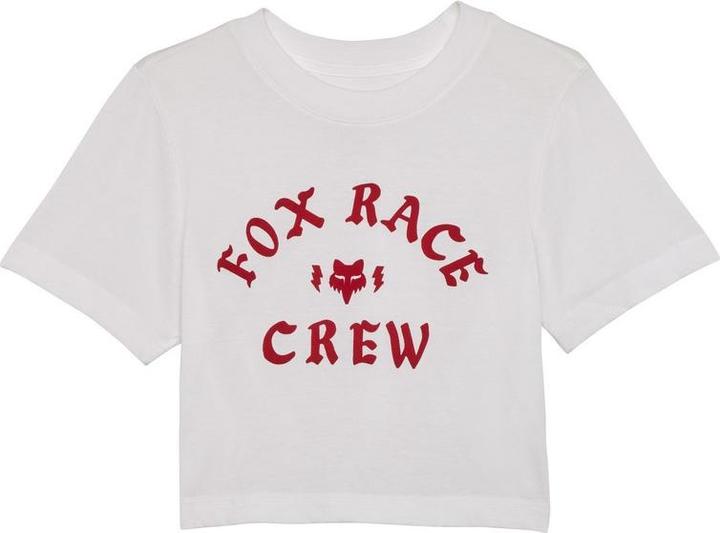 Actual product image Fox Tee 24 W Race Crew Baby Ss Wht (S)