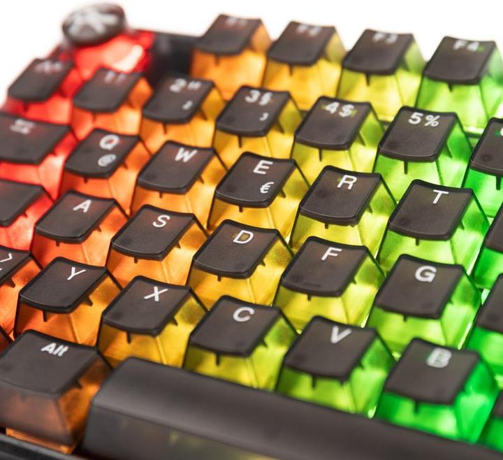 Image du produit Ducky One 3 Aura Black Clavier de jeu, RGB LED - Gateron Baby Kangaroo (DE, Filaire)