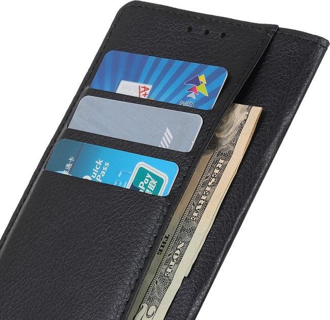 Actual product image MU Classic Litchi Leather Bookcover Series (Xiaomi Poco M3)