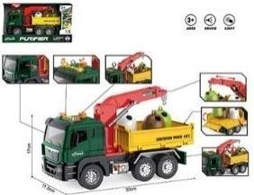 Immagine prodotto MADE Auto-Müllwagen-Container mit Kran 1:10 Licht/Diff