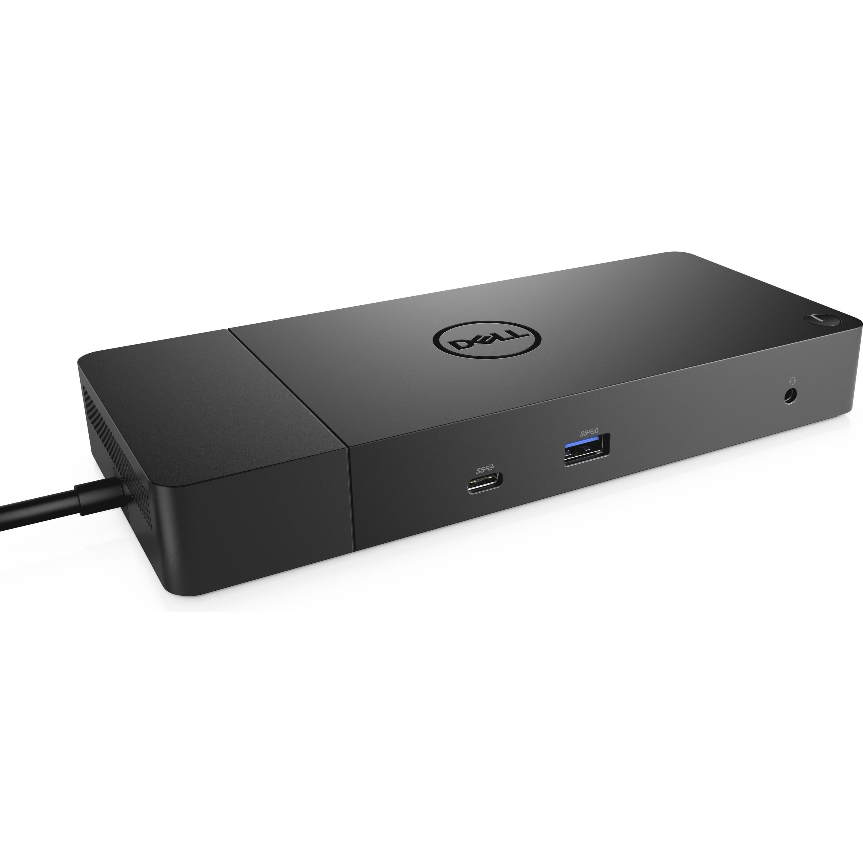 Dell Dock WD19 Docking Station (USB-C, 1 Ports), Dockingstation + USB Hub, Schwarz
