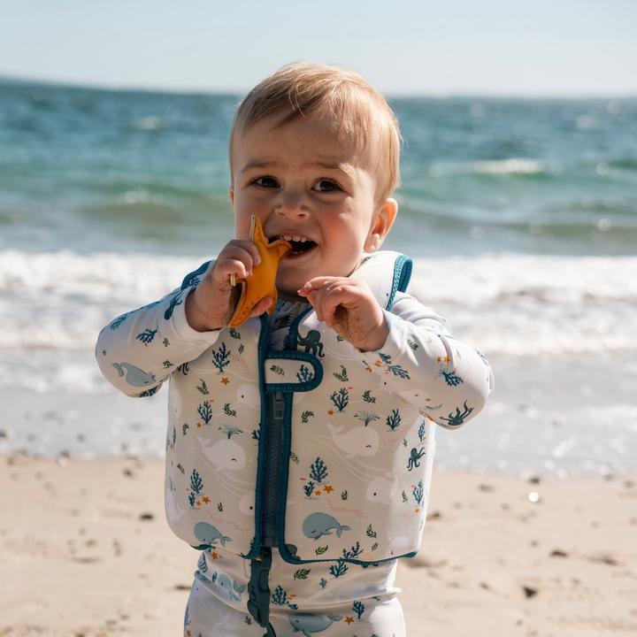Productafbeelding Filibabba Svømmevest 3-4 år – Christian's Whale Tales (15 - 19 kg)