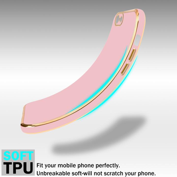Image du produit Cadorabo Étui pour Apple iPhone 6 / 6S en TPU avec protection pour appareil photo LM130 Style (Apple iPhone 6)