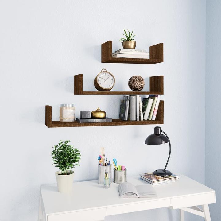 Produktbild VidaXL Venyamin (60 x 15 x 10 cm, 45 x 15 x 10 cm, 30 x 15 x 10 cm)