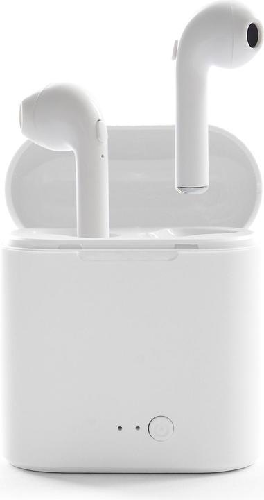 Actual product image Wiltec Bluetooth Earbuds Earphones Cordless Bluetooth 5.0 with Charging Station 210min Play Time (3.50 h, Wireless)