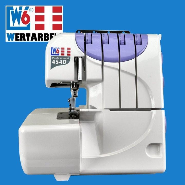 Actual product image W6 Overlock sewing machine N 454D