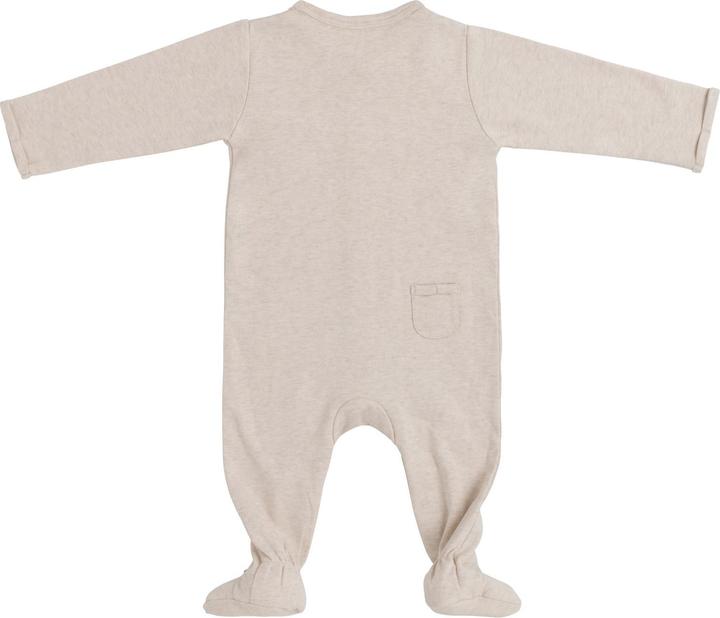 Produktbild Baby's only Strampler mit Füssen Melange warm linen - 68 (68)