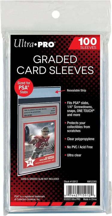 Actual product image Ultra Pro Graded Card Sleeves